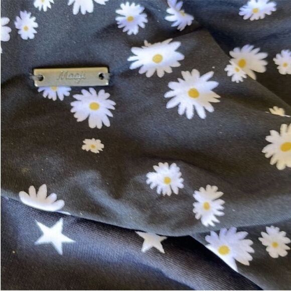 Free People Maaji One Piece Reversible Lauren Cut-Out Black White Swimsuit Small - Picture 6 of 12